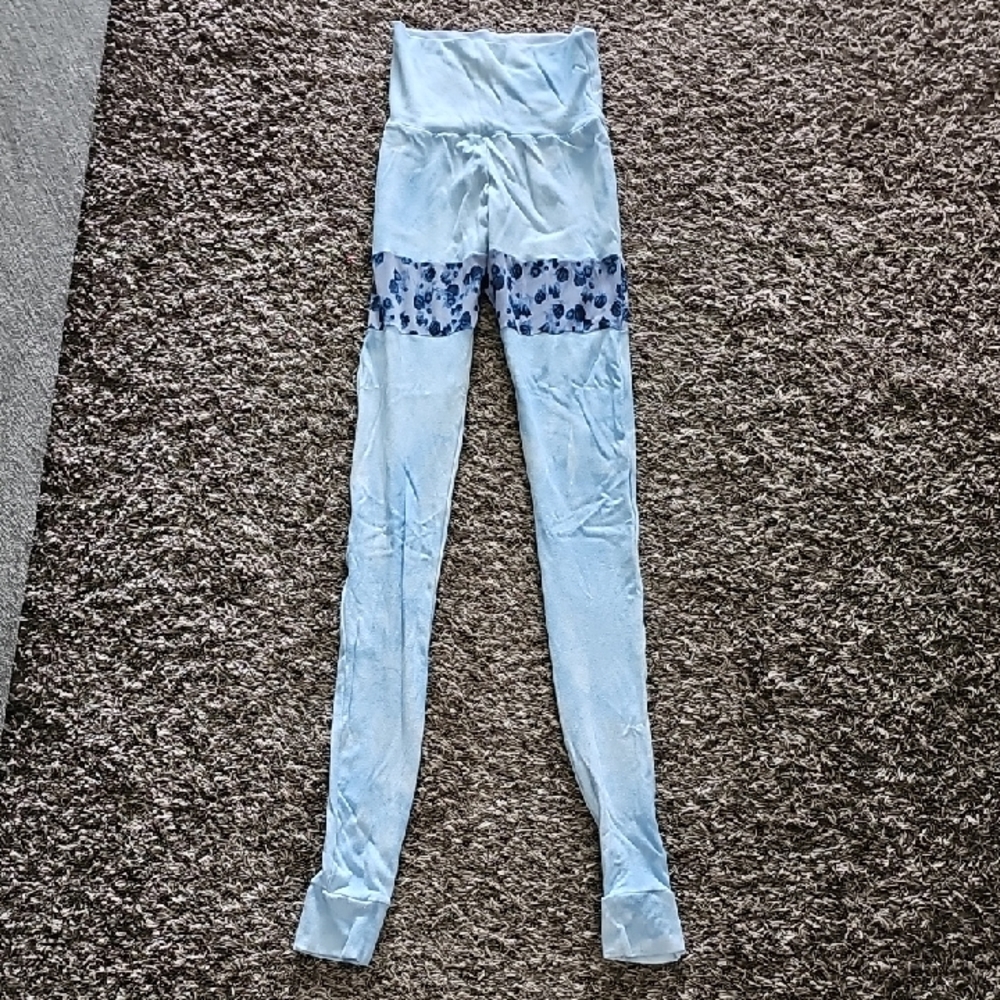Lost Heaven Ice Blue High-Waisted Women's Leggings